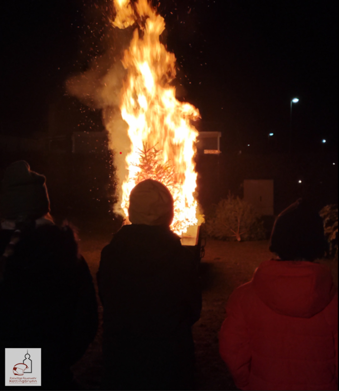 Gruppenstunde: Christbaum verbrennen